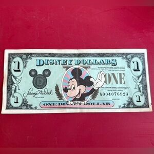 Disney Dollar Mickey 1990 "A" Series